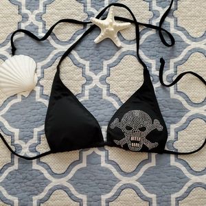 Black Pritrate bikini top Small